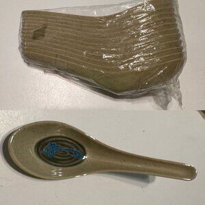 12 New - Tai-Hong “Wei” Melamine Ware Miso  Soup Spoon